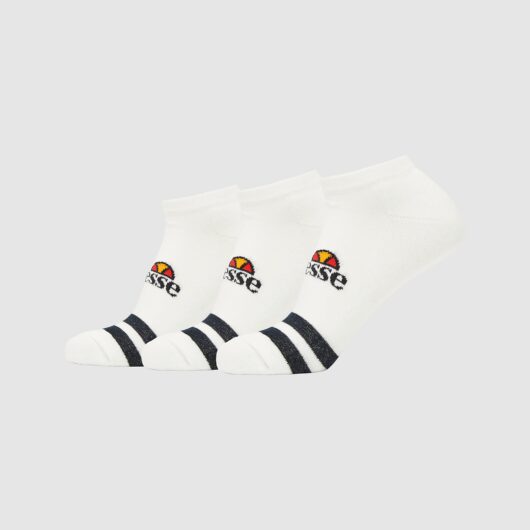 Unisex Melna 3 Pack Trainer Liner White - 3-5H