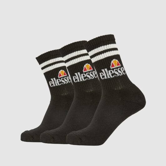 Unisex Pullo 3 Pack Socks Black - 3-5.5