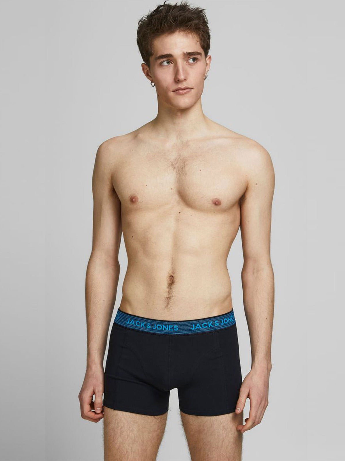 Jack and Jones | Mens Basic Jaquard Boxer Trunks - M