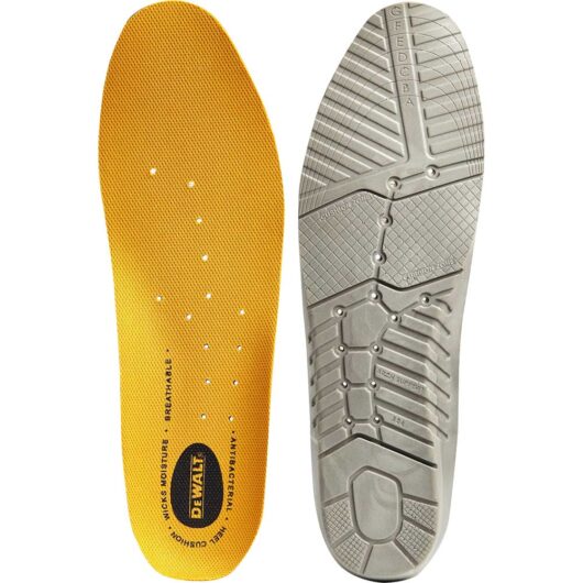 DeWalt Polyurethane Comfort Insoles Yellow One Size
