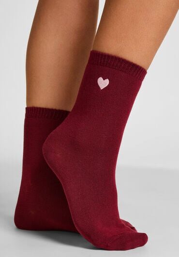 Hunkemöller Modal Crew Socks Red