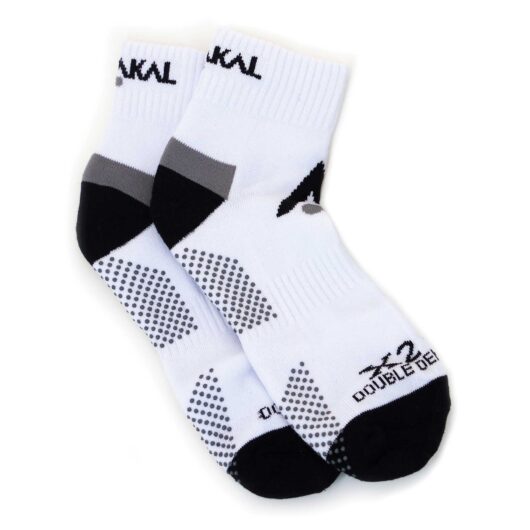 Karakal X2 Plus Mens Ankle Socks - White/Black