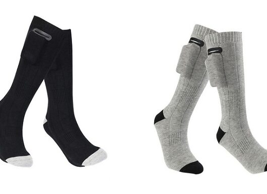 Rechargeable Electric Thermal Heated Socks - Black or Grey