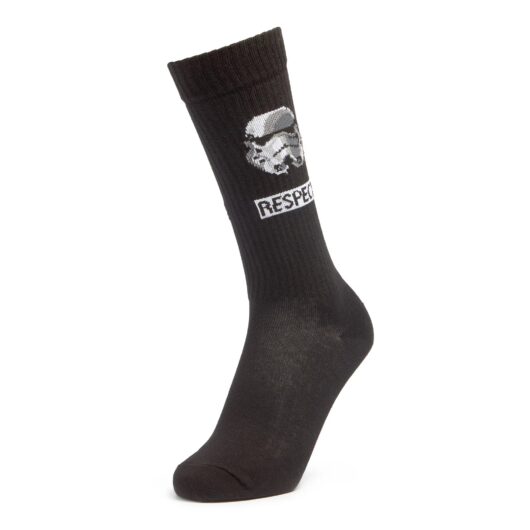 Storm Trooper Face Socks - M